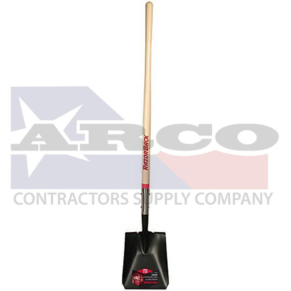 44124 Razor-Back Square Point Shovel with 48 in. Ash Handle