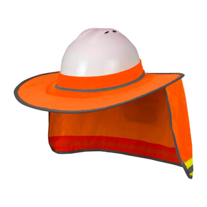 Hi-Vis Hard Hat Shade - Orange