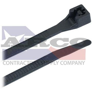 8" UV Black Cable Tie 100/Bg