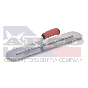 MXS81FRD 18x4" Finishing Trowel Fully Rounded Curved DuraSoft Handle