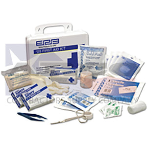 ANSI 25 Piece First Aid Kit with Eye Wash