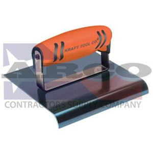 CF563PF 6" x 6" 5/8"R Blue Steel Edger with ProForm® Handle