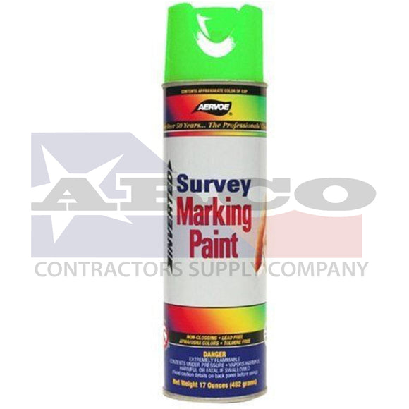 Marking Paint, Inverted, Aervoe, Case of 12 Cans, Various Colors