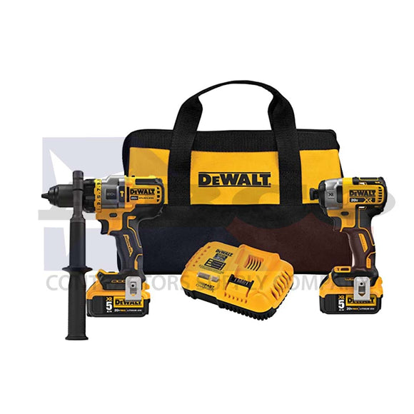 DeWALT DCK2100P2 Hammer Combo Kit Hammer Drill and Impact Driver